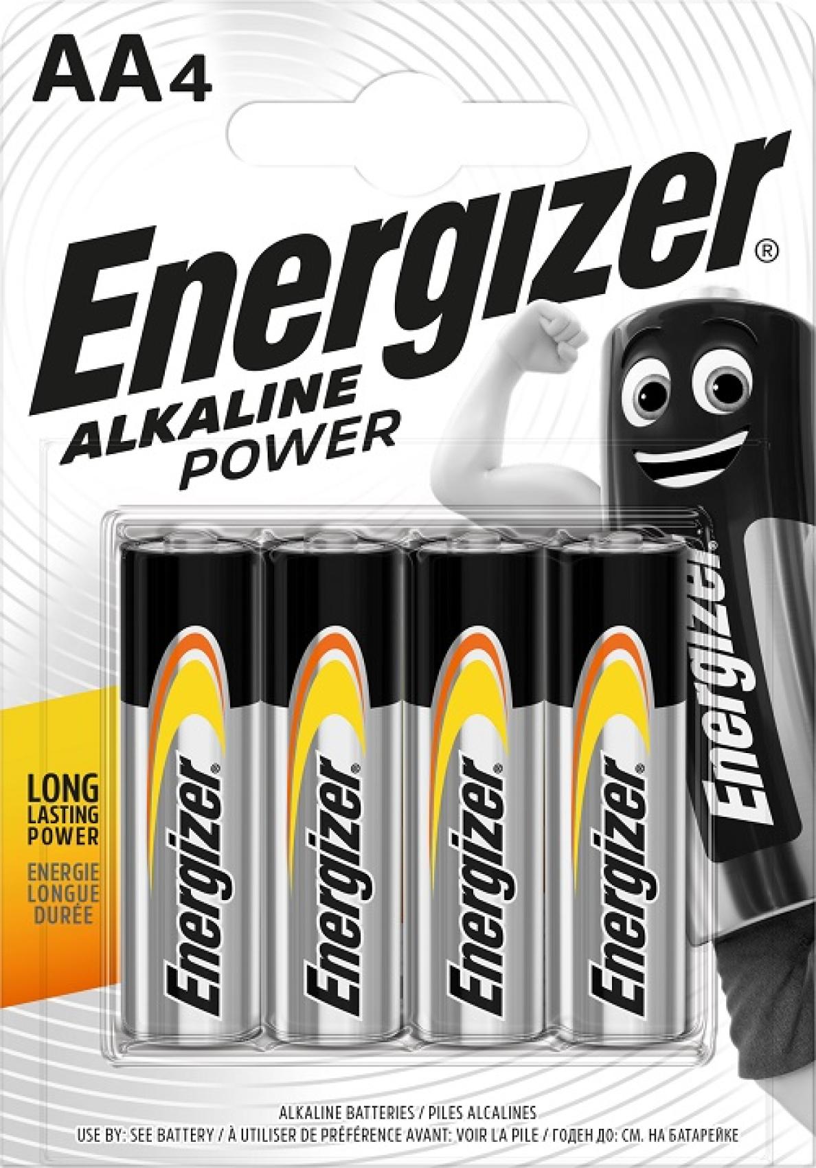 Baterie tukov alkalick ENERGIZER AA/4ks - Kliknutm na obrzek zavete