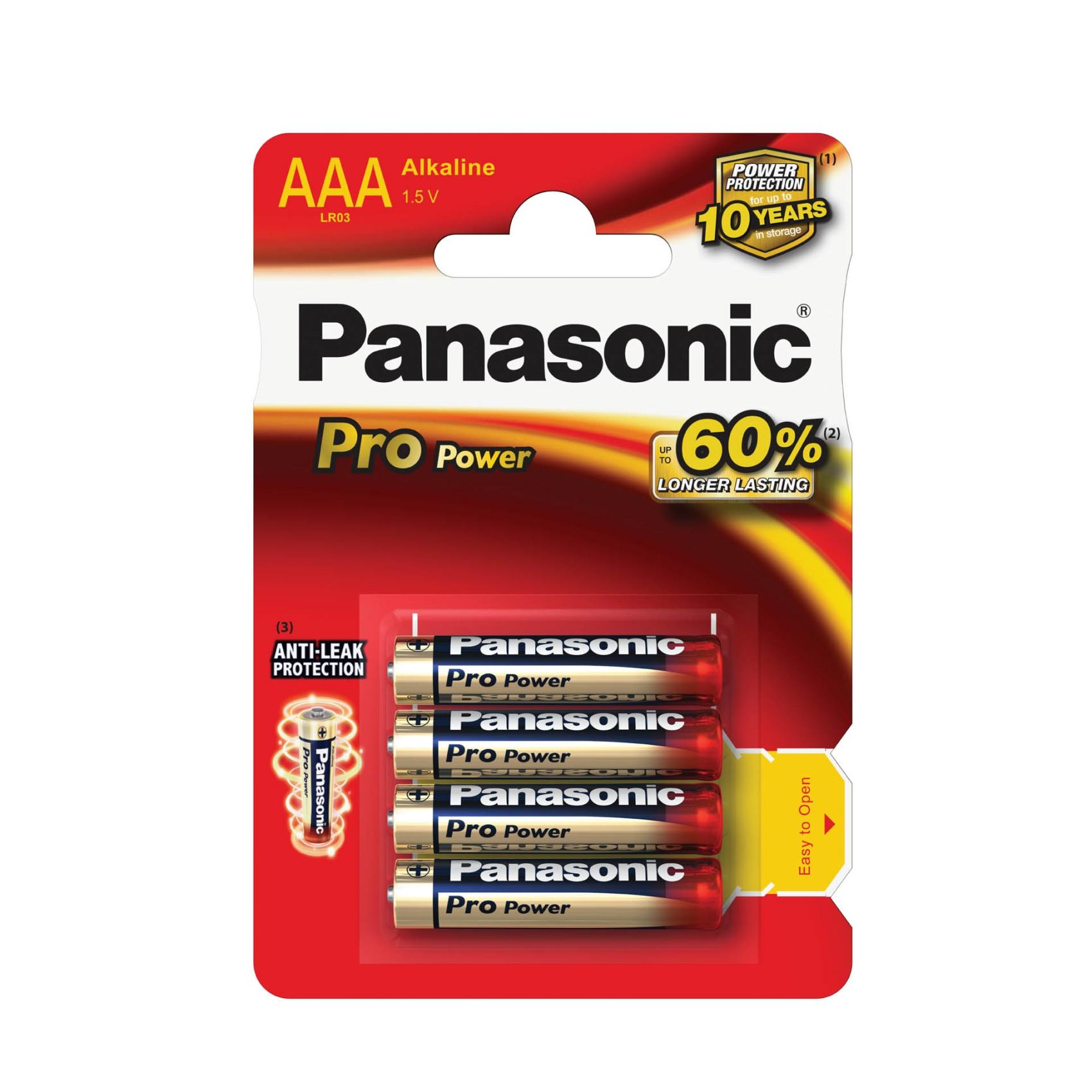 Baterie tukov mikro Panasonic POWER AAA/4ks