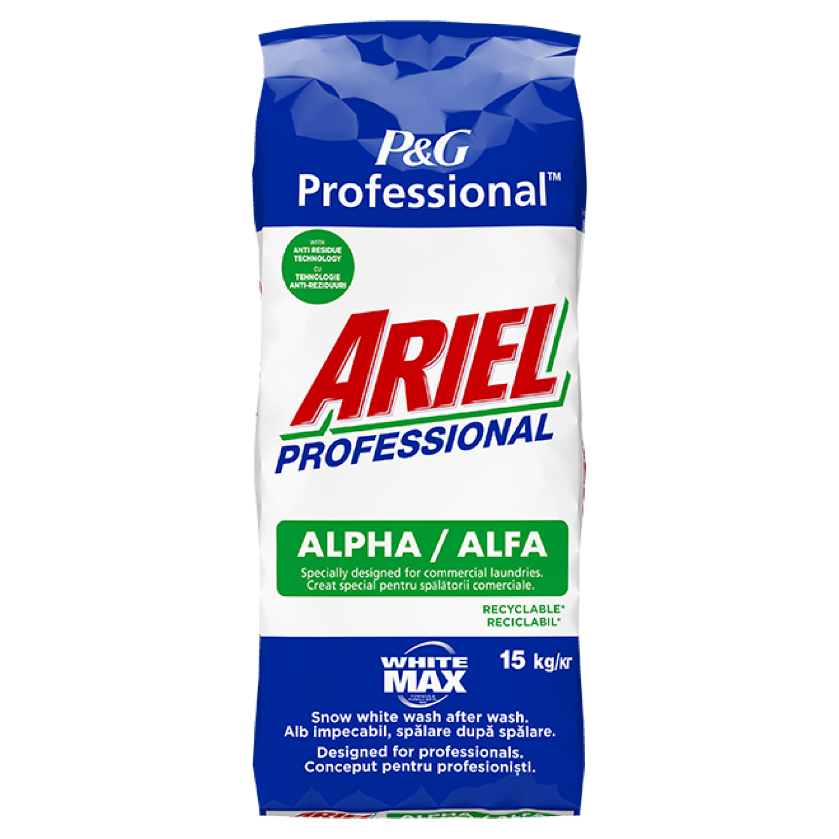 Prek na pran Ariel Proffessional ALFA 15kg - Kliknutm na obrzek zavete