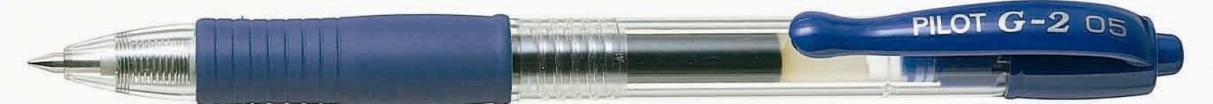 Kulikov pero gelov PILOT G2/0,5-modr