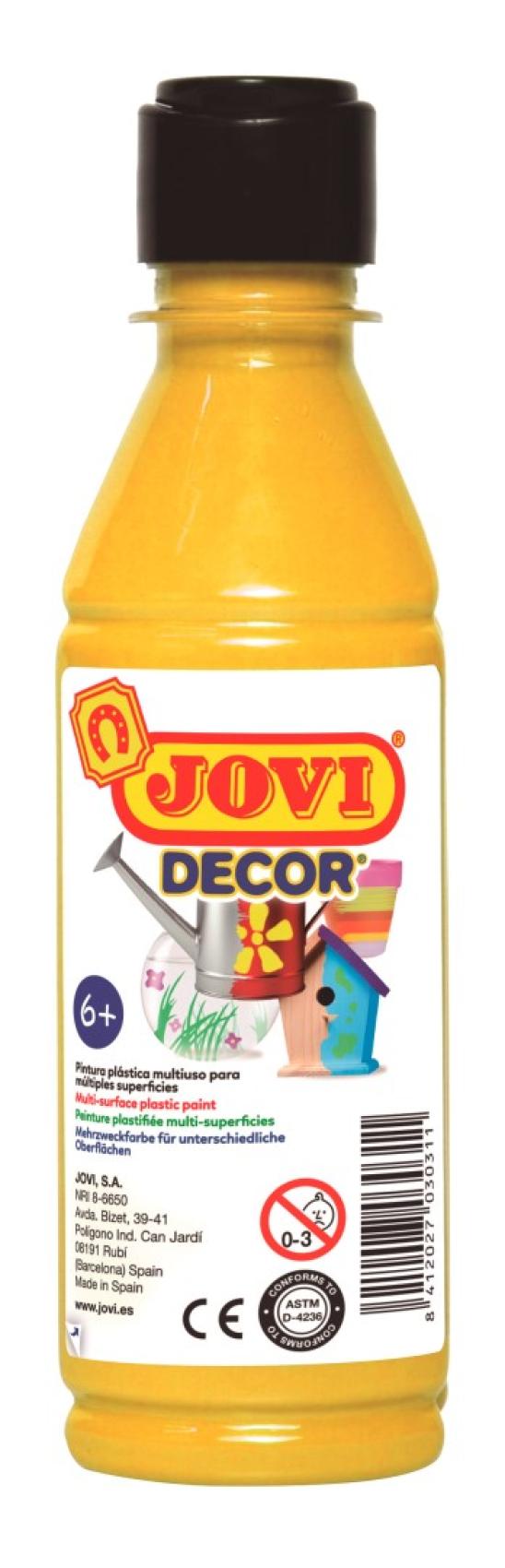 Barvy akrylov JOVI jovidecor 250ml lut - 68002