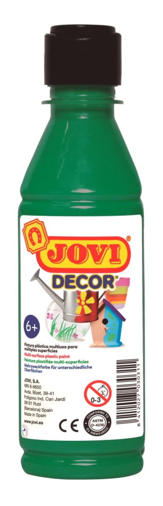 Barvy akrylov JOVI jovidecor 250ml tm. zelen - 68019 - Kliknutm na obrzek zavete