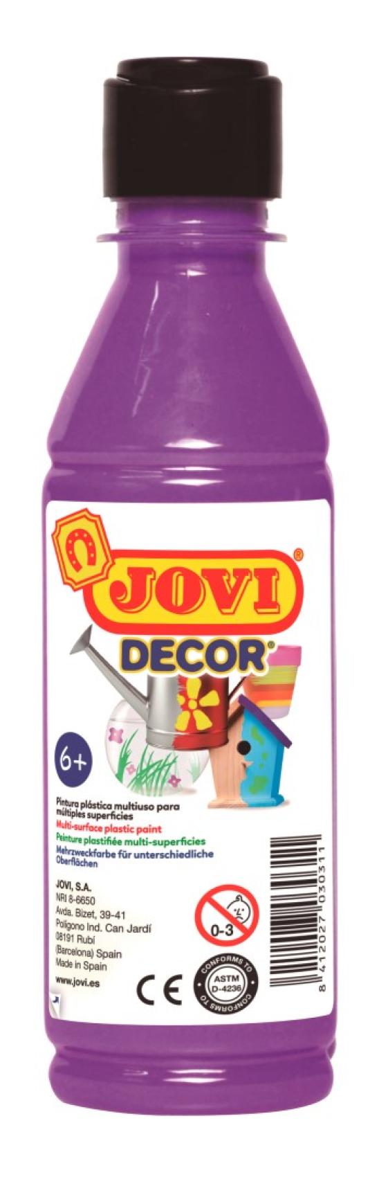 Barvy akrylov JOVI jovidecor 250ml fialov - 68023