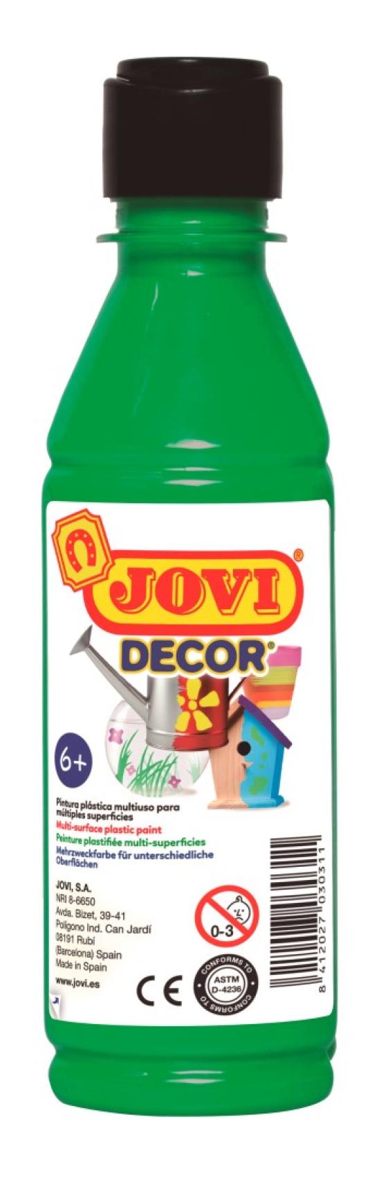 Barvy akrylov JOVI jovidecor 250ml sv. zelen - 68017 - Kliknutm na obrzek zavete