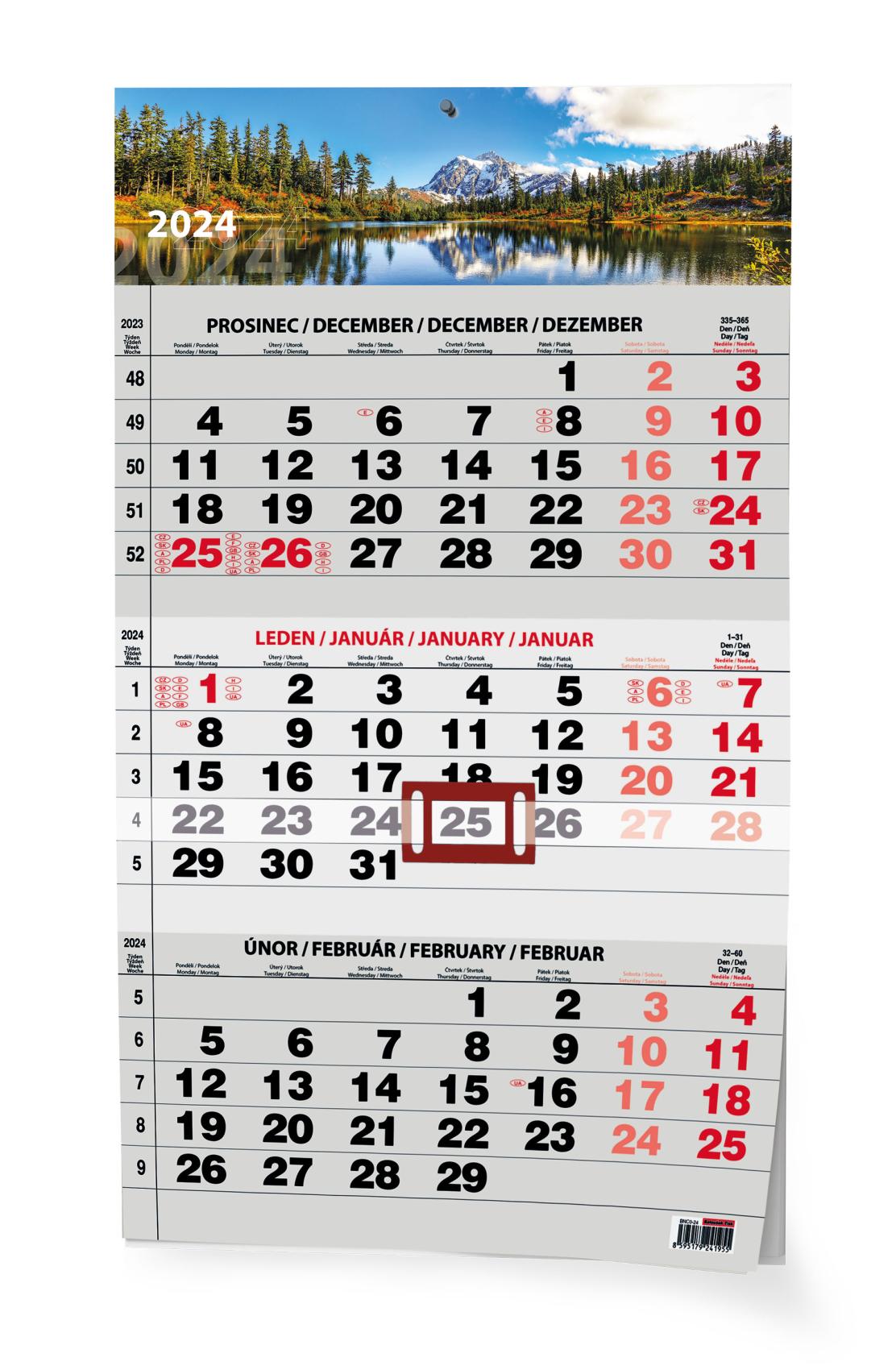 Kalend nstnn tmsn ern Proda BNC7 - Kliknutm na obrzek zavete
