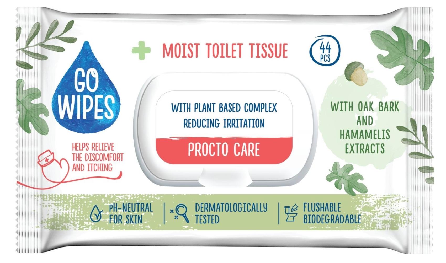 Toaletn papr Procto Care vlhen dubov kra a probiotikum 44k - Kliknutm na obrzek zavete