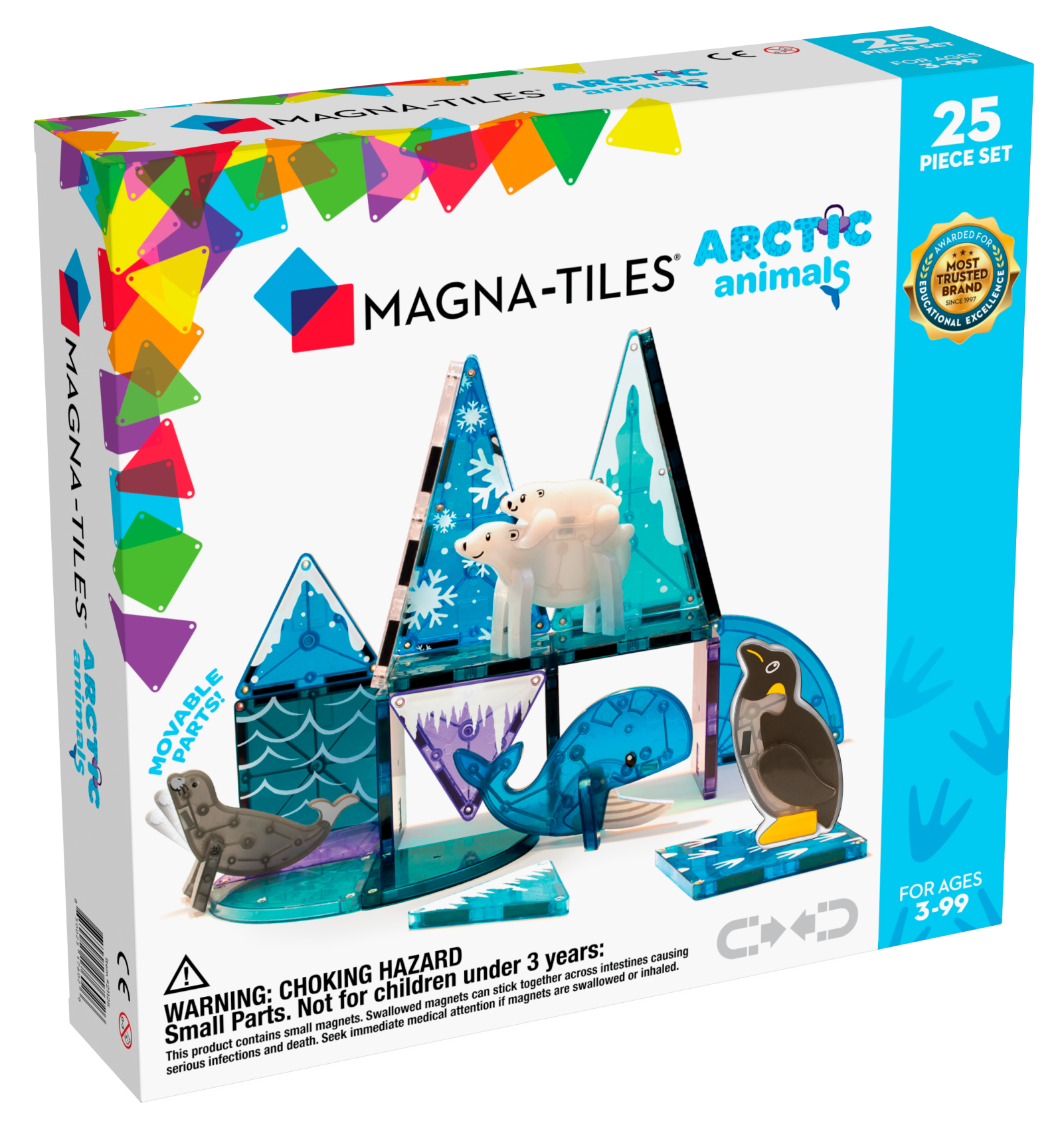 Stavebnice magnetick Magna Tiles Arktick zvtka 25ks - Kliknutm na obrzek zavete