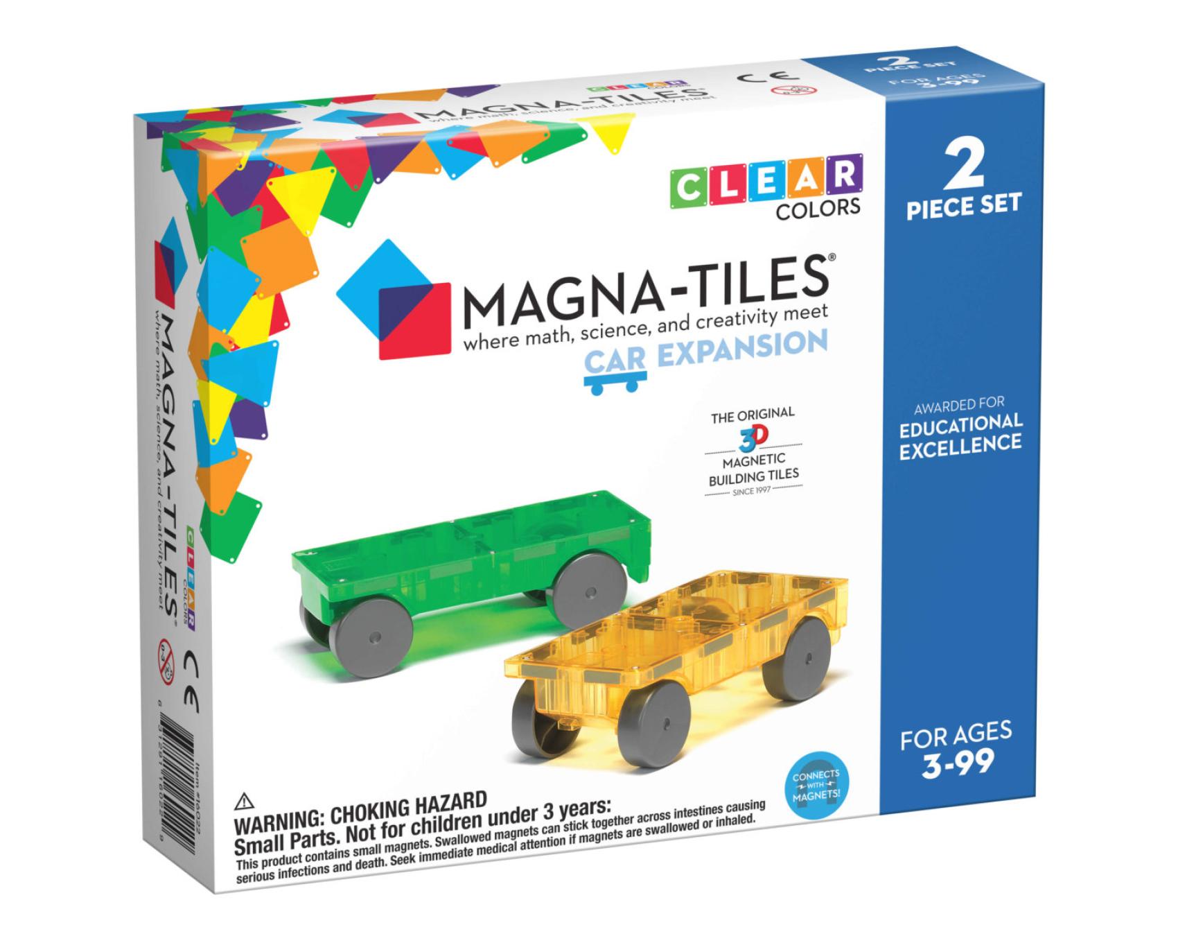 Stavebnice magnetick Magna Tiles roziujc set auta