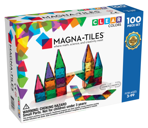 Stavebnice magnetická Magna Tiles clear 100ks