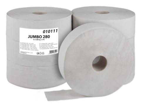 Toaletní papír JUMBO 280 jednovrstvý
