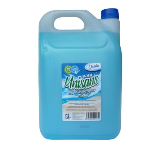Mýdlo antibakteriální 5l modré