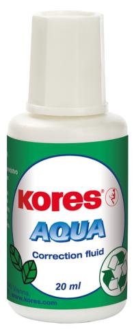 Korekční lak 20ml štěteček KORES Aqua