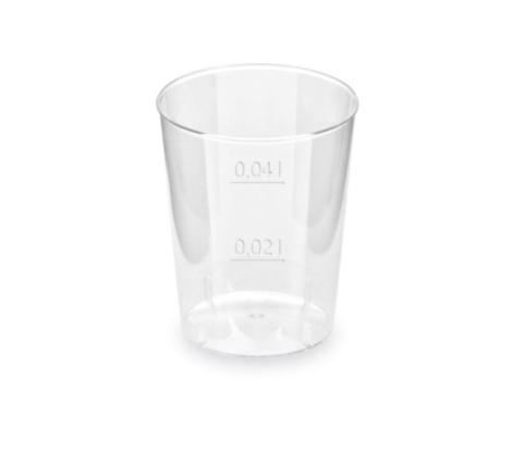 Kelímek pohárek na alkohol krystal 2cl/4cl/50ks