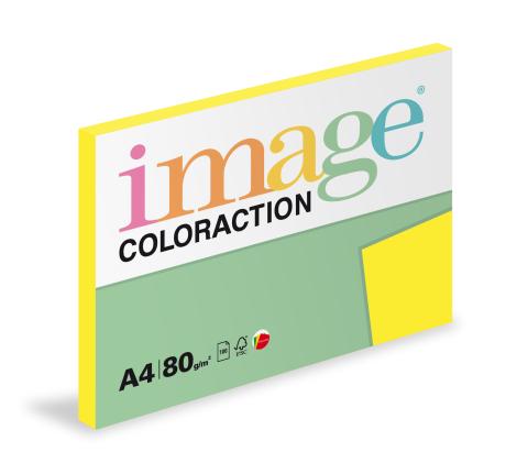 Papír barevný Color A4/80gr Ibiza neon žlutý