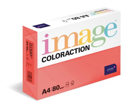 Papír barevný Color A4/80gr Chile jahodově červený CO44