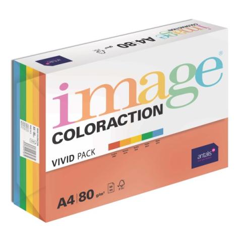 Papír barevný Color A4/80gr 5x20 syté barvy