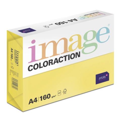 Papír barevný Color A4/160gr Sevilla sytě žlutý IG50