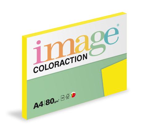 Papír barevný Color A4/80gr Sevilla sytě žlutý IG50