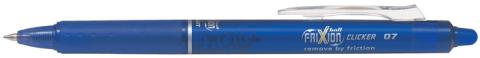 Kuličkové pero PILOT Frixion gumovací modré bez víčka cvakací Clicker 0,7