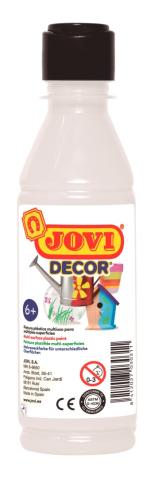 Barvy akrylové JOVI jovidecor 250ml bílá - 68001