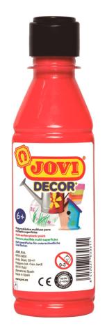 Barvy akrylové JOVI jovidecor 250ml červená - 68007