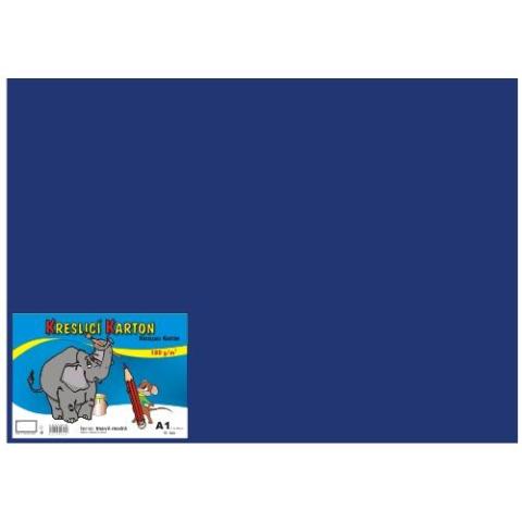 Kreslicí karton A1/180g/10lis tmavě modrá
