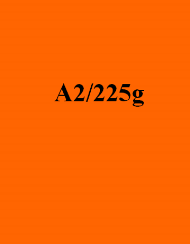 Kreslicí karton A2/225gr/20lis NOTES oranžová