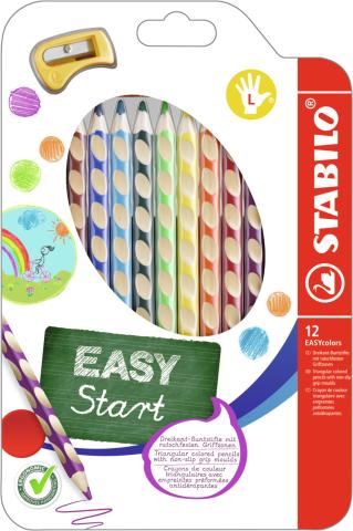 Pastelky Stabilo EASY 12 barev pro leváky 9mm