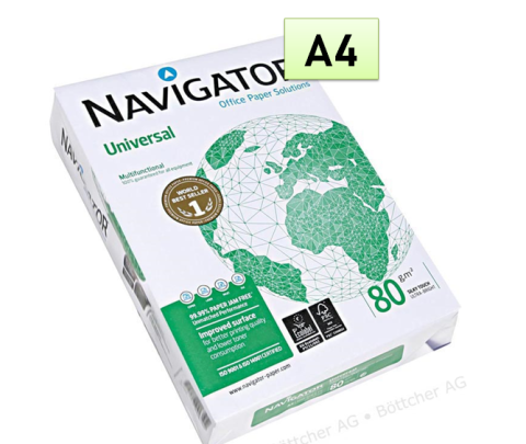 NAVIGATOR UNIVERSAL A4/80gr xerografický papír kvalita "A"/500listů