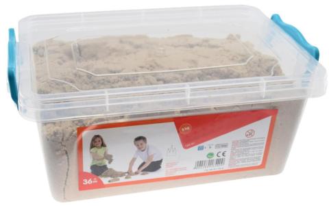 Modelovací písek přírodní v úložném boxu 5kg