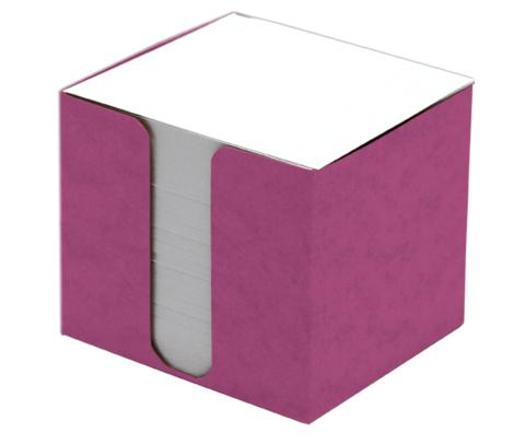 Blok kostka zásobník 8,5x8,5x8cm růžový