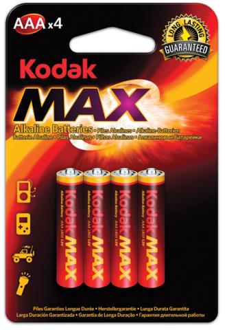 Baterie tužkové mikro KODAK AAA/4ks