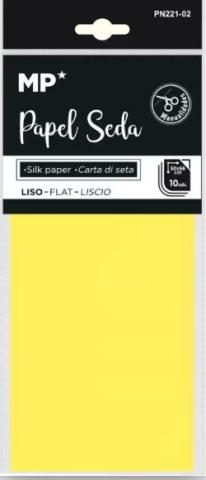 Hedvábný papír 17g žlutý 50x66/10 listů