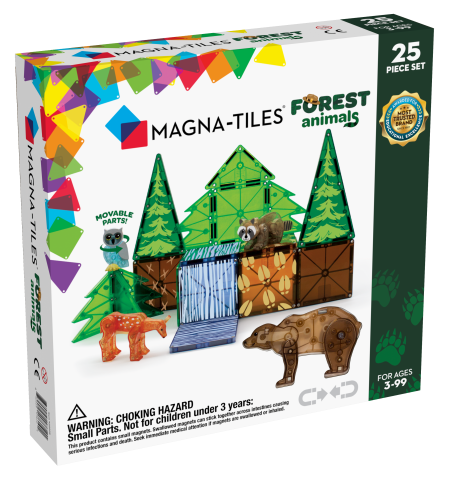 Stavebnice magnetická Magna Tiles Zvířátka v lese 25ks
